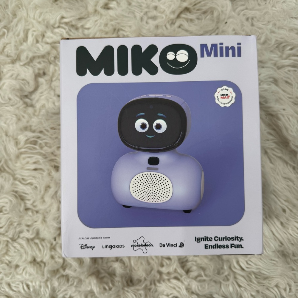 Purple Miko Mini Interactive Robot New in Box